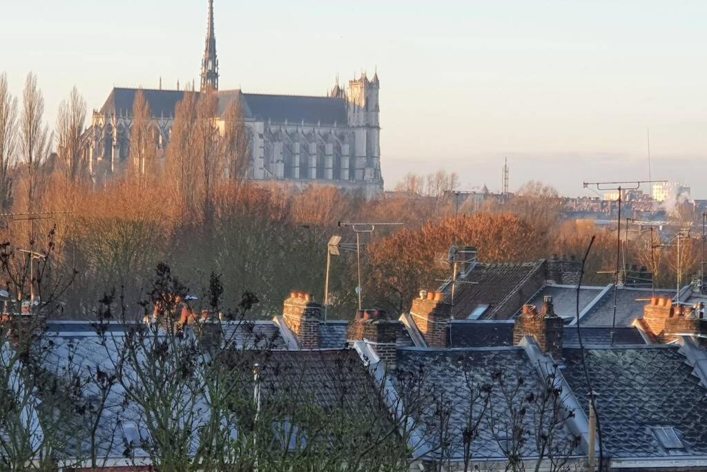 Maison Famille-Confort-Terrasse Jardin-Vue Cathedrale Amiens Kültér fotó