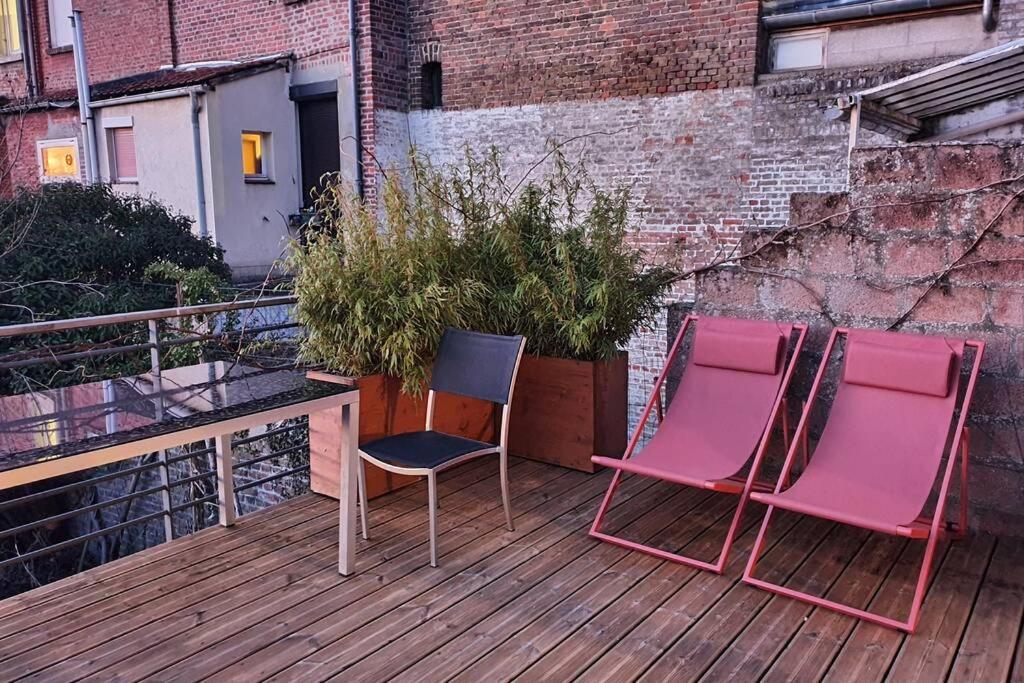 Maison Famille-Confort-Terrasse Jardin-Vue Cathedrale Amiens Kültér fotó