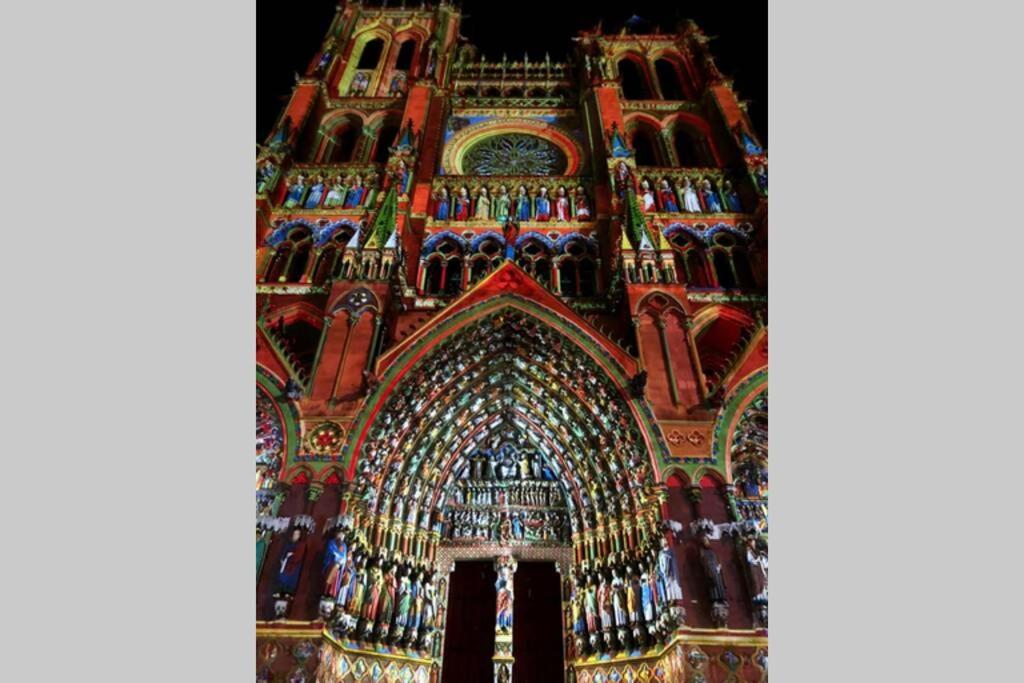 Maison Famille-Confort-Terrasse Jardin-Vue Cathedrale Amiens Kültér fotó